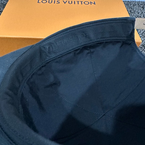 Louis Vuitton x Virgil Crystal Black / Yellow Script Hat - Picture 6 of 13